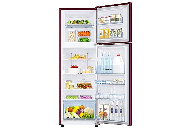 Samsung 275 L 4 Star Frost-Free Double-Door Refrigerator (RT30R3724R8/HL, SAFFRON Red)(OPEN BOX) Samsung 275 L 4 Star Frost-Free Double-Door Refrigerator (RT30R3724R8/HL, SAFFRON Red)(OPEN BOX)
